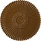 Ekena Millwork Nexus Ceiling Medallion (Fits Canopies up to 2 3/4"), Hand-Painted Smokey Topaz, 30"OD x 1 1/4"P CM30NESTF - alternate 1